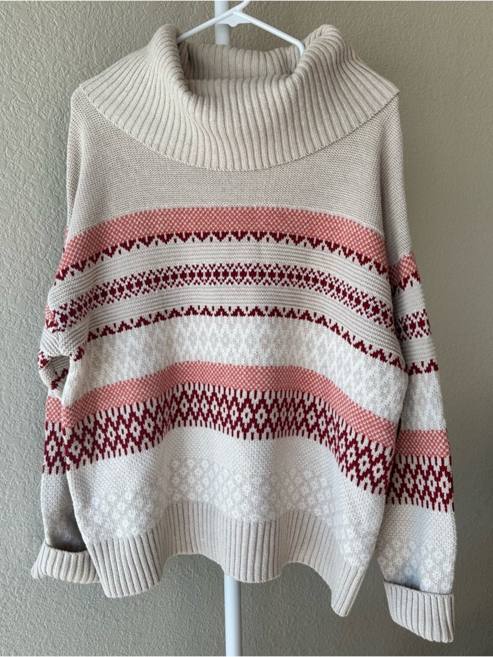 Frye and Co turtle neck chunky sweater size XL NWT